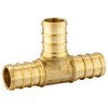 EFIELD 18 PCS Pex Barb Crimp Brass Fitting Combo: 1/2"