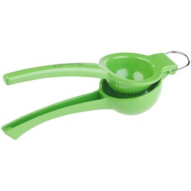 Rosenstein & Söhne Lemon Squeezer Hand: Manual Citrus and Juicer Made of Metal for Lemons, Diameter 7 cm, Green (Juicer for Citrus Fruits, Manual Lemon Squeezer, Cocktail)