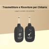 Wireless Audio Transmission Set with Receiver Transmitter for Electric Guitar
