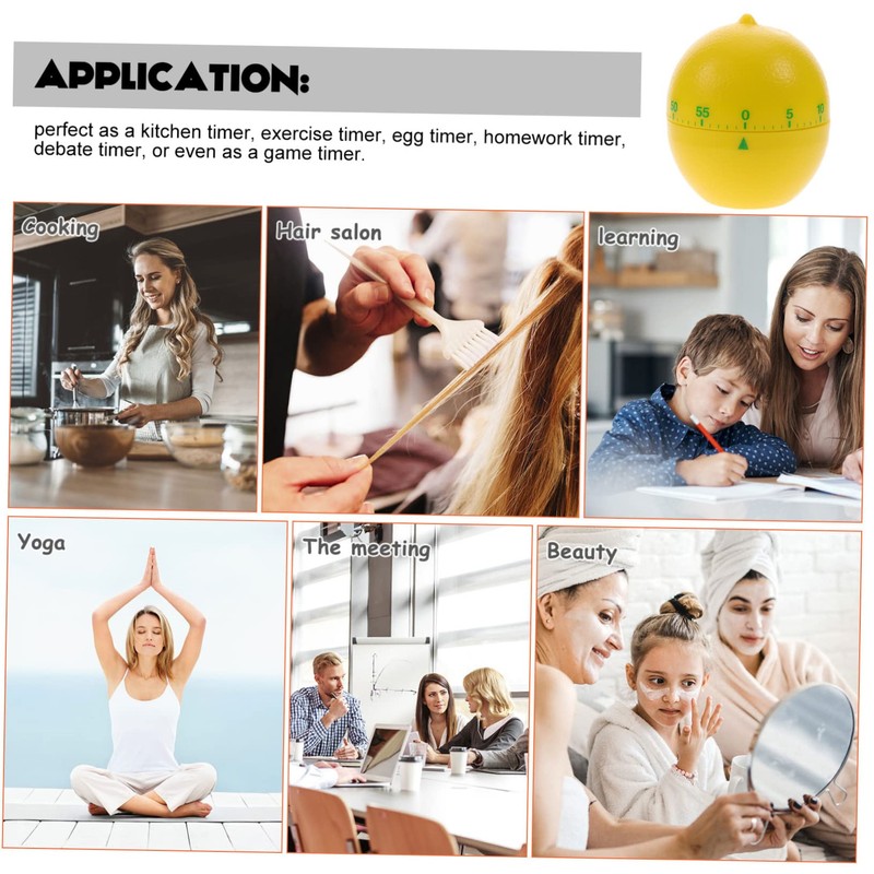 iplusmile Lovely Lemon Kitchen Timer Cooking Timer Easy to Use