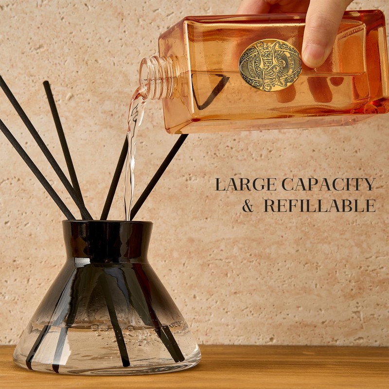 M&SENSE 10.14 oz Large Reed Diffuser Set | Neroli Noir