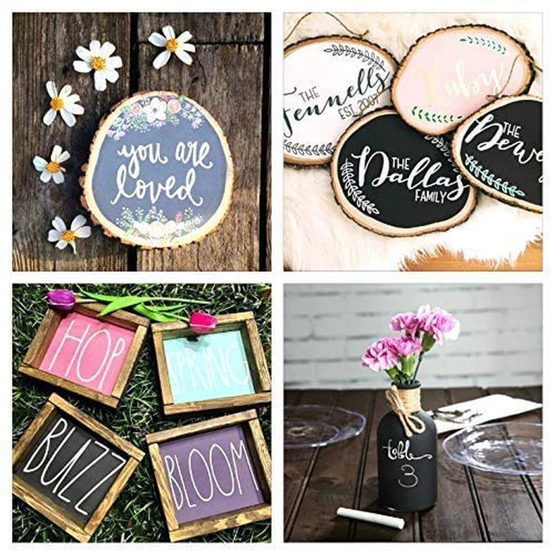 Rainbow Chalk Markers Limited Chalkboard Blackboard Paint - Red 8.5oz