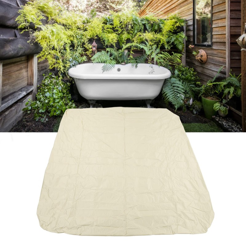 FLEXMAN Hot Tub Cover, Foldable SPA Cover, Square Waterproof Weather