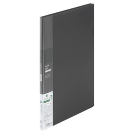 King Jim Clear File Biomass A4 Vertical Black 20 Pockets 136BM Black