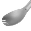 Camping Cutlery Spoon, Lightweight Titanium Spoon Metal Cutlery Set with