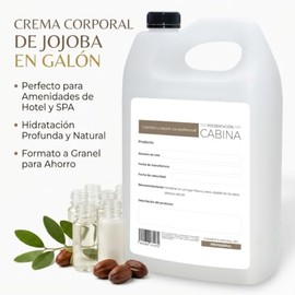 Crema Corporal Vegana Líquida Hidratante 1 Galón