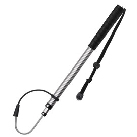 SAN Like Fishing Gaff Hook, Telescopic Spear Hook, Retractable Telescopic Aluminium Alloy Fishing Accessories, Fishing Hooks with Fishing Hooks and Rubber Handle, Suitable for Freshwater and Saltwater Fishing, 60 cm