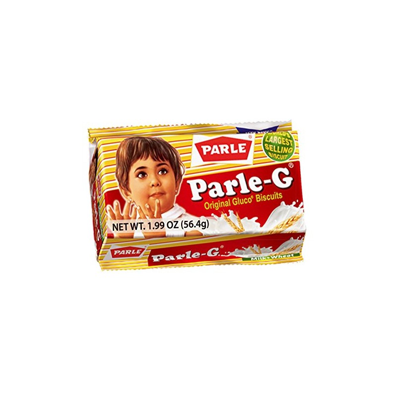 Parle-G Biscuits, 56.4 g - (12 PACK) Original Gluco Biscuit
