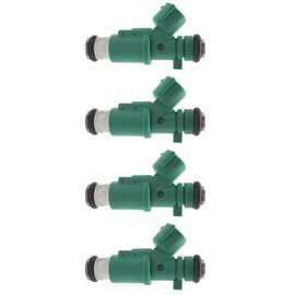 KACEPAR 01F023 - Juego de 4 inyectores de combustible, compatible con Citroen C3 compatible con Peugeot 206