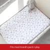 Moonsea Waterproof Pack N Play Mattress Pad Protector Mini Crib