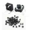 DAOKI 100Pcs Tact Button Switch 6x6x4.3mm 6 * 6 *