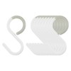 sourcing map 9pcs S Hooks 3.5" Plastic Hanging S Shaped