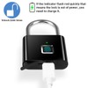 Fingerprint Padlock,AICase Electronic Door Lock Fingerprint Recognition Smart Keyless Waterproof