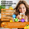 Pumpkin Seed Oil Gummies with Saw Palmetto, for Hair Growth