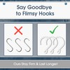 TidyFriend S Hooks for Door Hanger Bags (1000 PCS) Small
