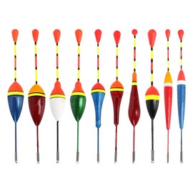 Funalix Floats Fishing Set 10 Pieces - Float Fishing & Trout Floats with 10 Sizes Fishing Lead - Complete Set for Fishing in Lakes, Ponds and Rivers
