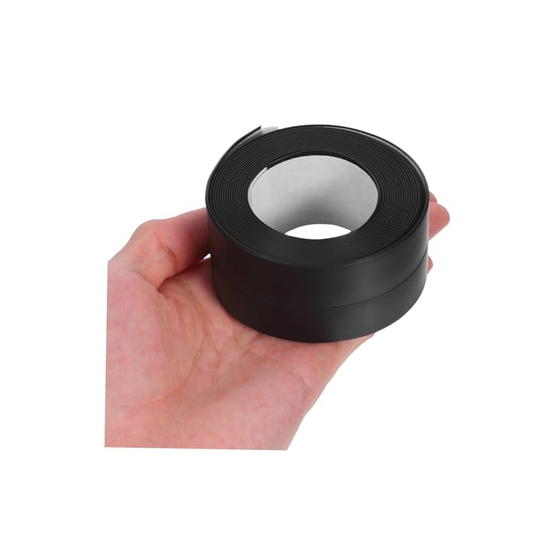 4R Quattroerre.it 10542 Tiras Adhesivas para Coche, Color Negro, 100