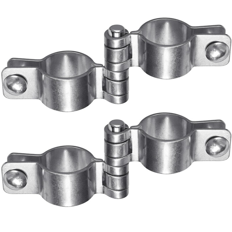 Insaga 1-3/8'' Chain Link Fence Gate Post Hinge Kit, Thick