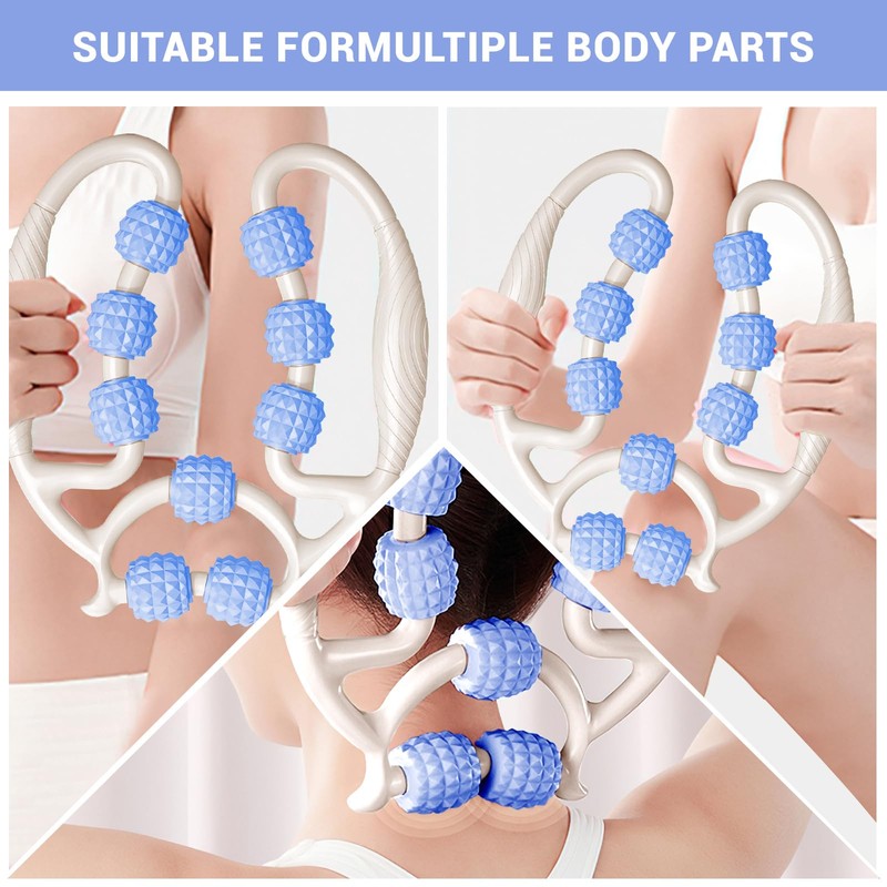 HYran Massage Roller, Massage Roller Legs, Massage Roller with Handle