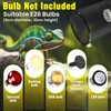TobeBright 2Pack Reptile Heat Lamp Guard with 150W E26 Ceramic