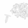 ACROPIX Universal Bolt Rivets Fasteners Trim Panel Retainer Clips White