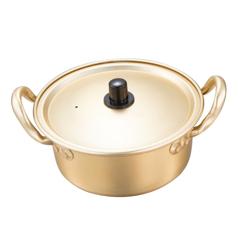 Ramen Pot Korea Ramen Cooking Pot Double Handle Aluminum Fast