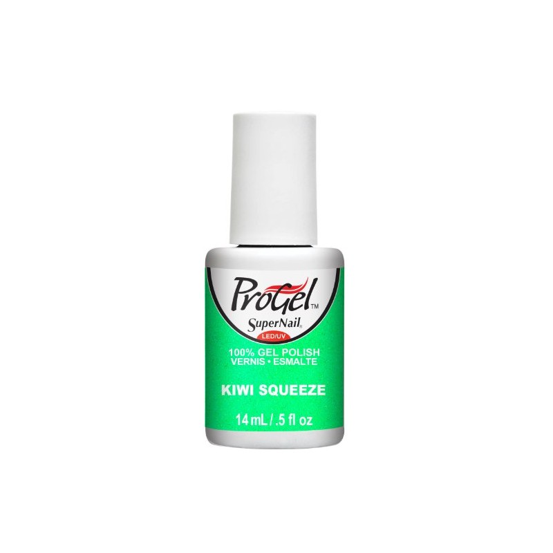 Supernail Progel Nail Lacquer, Kiwi Squeeze, 0.5 Fluid Ounce
