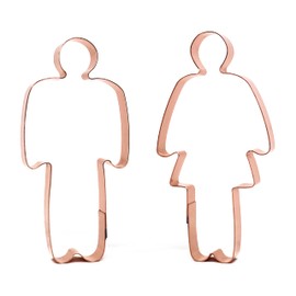 Restroom Sign People Men and Women Cookie Cutter Set