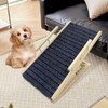 Dog Ramp for Bed - Foldable Wooden Ramp for Dogs