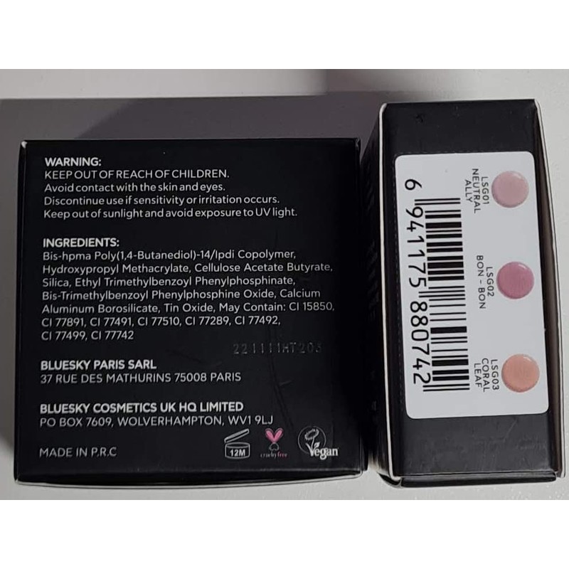 BLUESKY Solid Gel 3 Colours 12g - for Full Cover