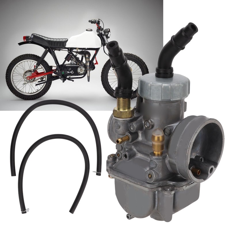 24mm Carburetor Assembly High Efficiency Metal Carb Replacement for 50cc