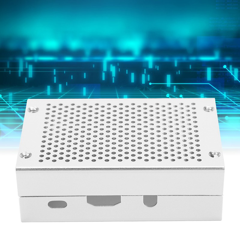 Aluminum Alloy Protective Shell Dustproof Heat Dissipation Enclosure for Raspberry