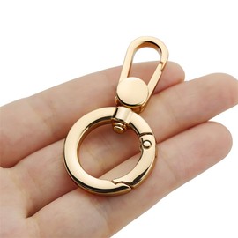 TANJUN, Set of 2, Key Chain, Spring Key Chain, One-touch Handicraft Supplies, Key Chain, Parts, Handicraft Supplies, DIY Auxiliary Materials, Handicraft Supplies, Backpack, Wallet, Keychain, Cell