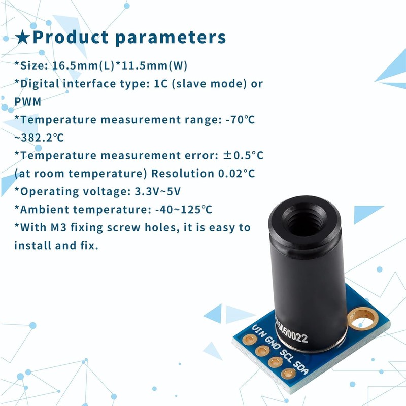Ticfox MLX90614-DCI Non-Contact Infrared Temperature Sensor Module High Precision Infrared