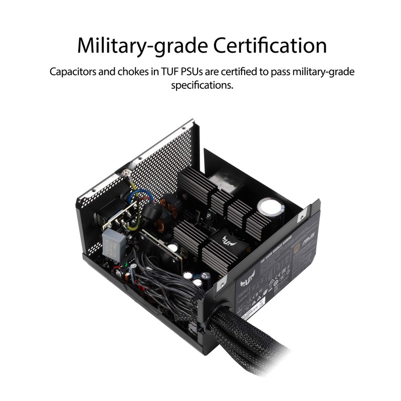 ASUS TUF GAMING 550W Bronze PSU, Power Supply(Axial-tech fan design,
