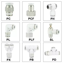 LY PB부속 1개 PCPCFPLPLFPBPDPX4mm 6mm 8mm 화이트 공압 커넥터 LY 남성여성 [6-02 (6mm-1l4)] PB Attachment 1pc PCPCFPLPLFPBPDPX 4mm 6mm 8mm White Pneumatic Connector LY Male Female [6-02 (6mm-1l4)]