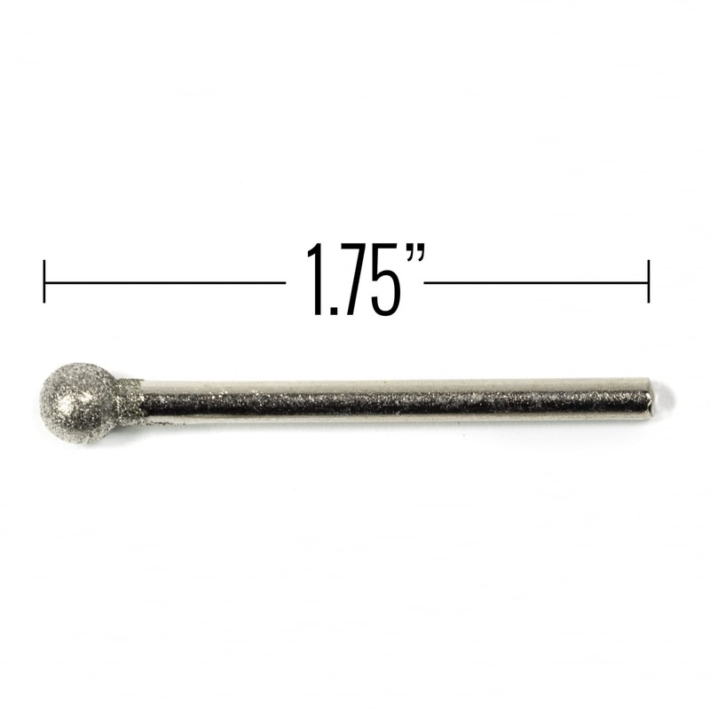 12pc Universal Diamond Burr Bit Set 1/8" Shank for Rotary