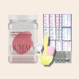 Notali Modeling Dark Rose 400g Lifting Contour Line Mixed Sample Paper 15 Sheets + 4 Pack Tools / 노탈리 모델링 다크로즈400g 리프팅 윤곽라인 혼합 샘플지15매+팩도구 4종