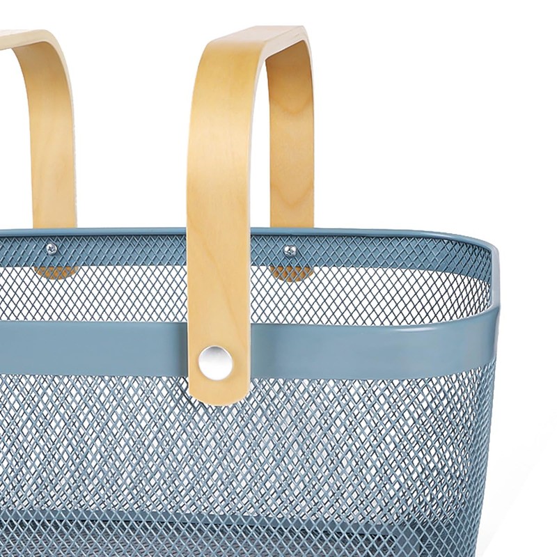 Ymeibe Wire Mesh Storage Organizer Basket Portable Garden Harvest Basket