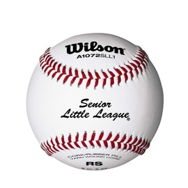 WILSON Sporting Goods Youth League and Tournament Baseballs, A1072, RS, Senior Little League, League (One Dozen), white