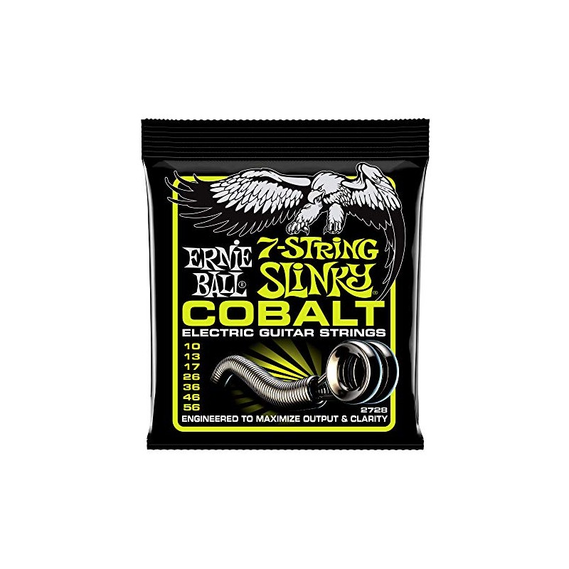 3 PACK Ernie Ball 2728 COBALT Slinky Electric Guitar Strings