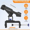 PLUSINNO Fishing Boat Rods Holder with Large Clamp Opening 360