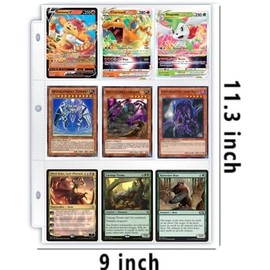 9-Pocket Pages, 70 Count,Clear