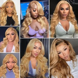 #27 Bundles Human Hair Blonde Body Wave Bundles 24 26 28 inch 3 Bundles Honey Blonde Bundles #27 Body Wave Bundles Blonde Human Hair Bundle for Women