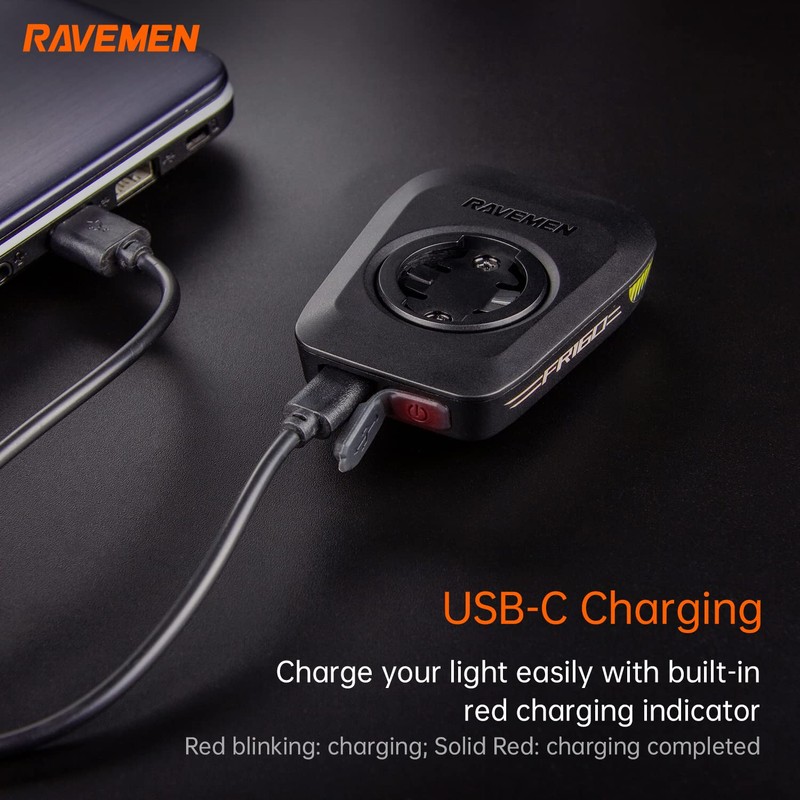 RAVEMEN FR160 Compatible with Garmin/iGPSPORT/COOSPO Cycling Computer, IPX6 Waterproof Auxiliary