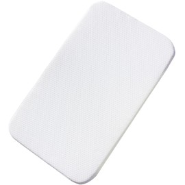 Mecc ecoh Baby Bassinet Mattress, 100% Breathable Cover, Water-Resistant Lining Rectangle Bedside Sleeper Mattress, Compatible with AMKE Bassinet-Classic/RONBEI/Yacul/Cowiewie Bassinet, 32X20X2
