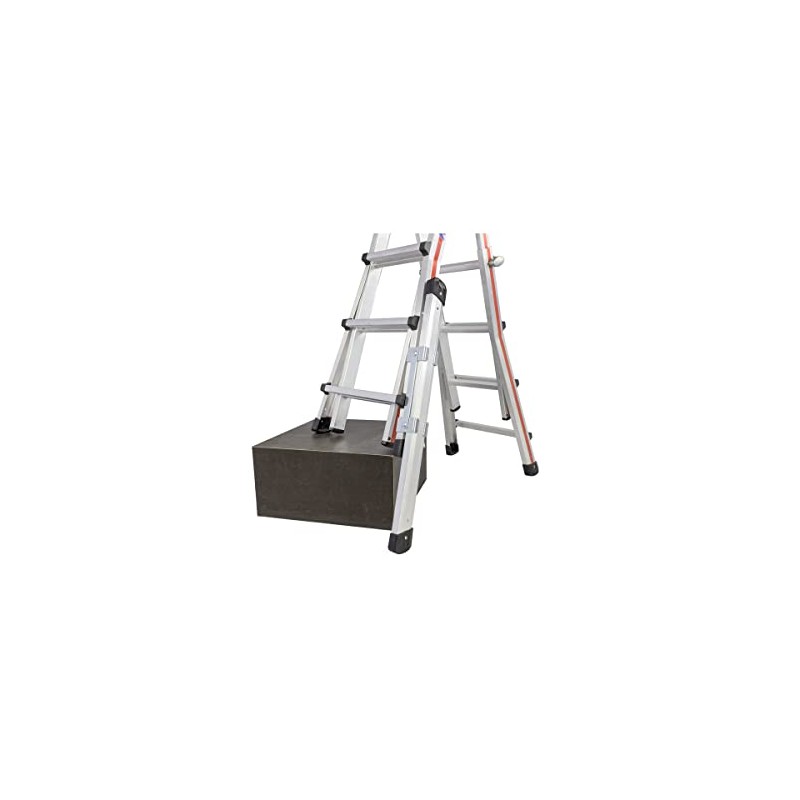 Hymer 0050302 Telescopic Ladder Extension Aluminium Silver Multi Position Portable