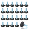 WAFJAMF 24 PCS M6 Thread Adjustable Furniture Levelers Screw in