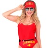 MIMIKRY Lifeguard Lifeguard Costume Set Peaked Cap and Bum Bag