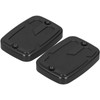 2pcs Front Brake Fluid Reservoir Cap Motorcycle Upper Fuel Tank